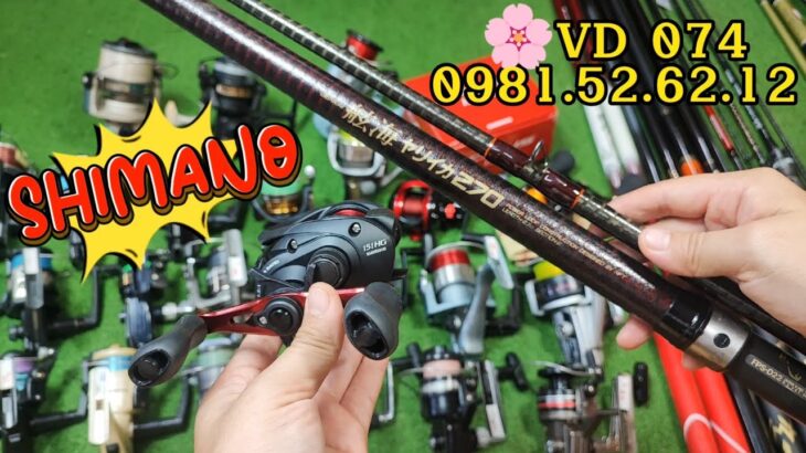 VD 074💥HOT💥Máy Lure #SHIMANO CAIUS 151HG💥Ráp Khúc #NFT POWER LOOP💥Cần Tay Carbon Giá #390k 💥Xả #Sale