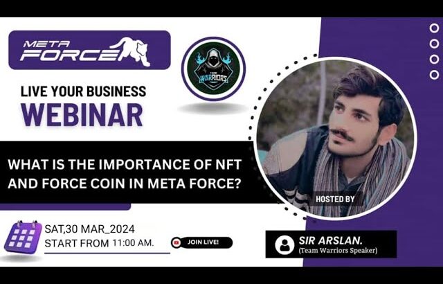 What is the importance of NFT And Force Coin in Meta Force| Meta Force Big Project