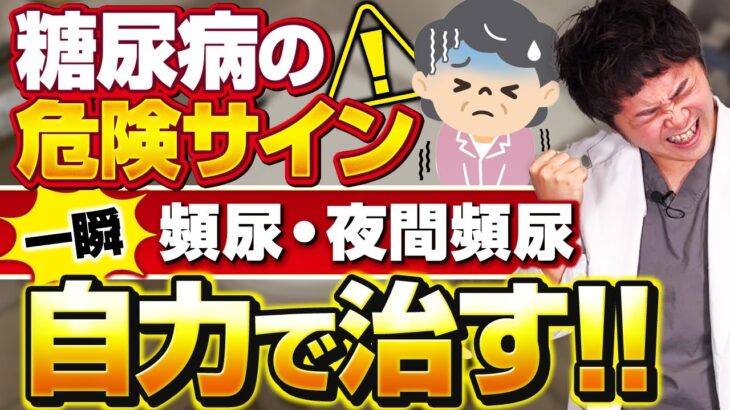 【初期症状放置厳禁】糖尿病×頻尿💥自力で治すことが可能です!!【泌尿器科専門医】