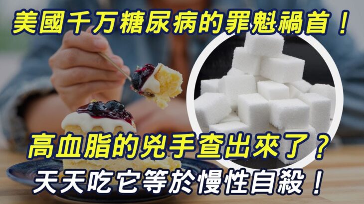 高血脂的兇手查出来了？导致美国1000万糖尿病人的源头竟然是它！天天吃等於慢性自殺！#三味書屋