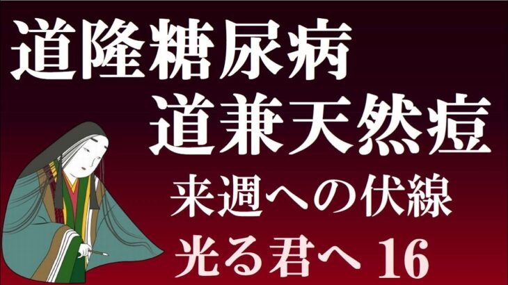 道隆・詮子兄妹はなぜ不和なのか、道隆糖尿病・道兼天然痘来週への伏線【光る君へ見てからライブ16】