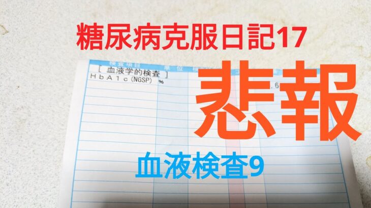 糖尿病克服日記17　悲報　血液検査9