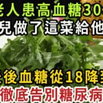 糖尿病救星終於被發現！老人血糖高了23年，女兒找來這菜給她吃，3天后血糖從18降至4，23年糖尿病無影響【健康管家】