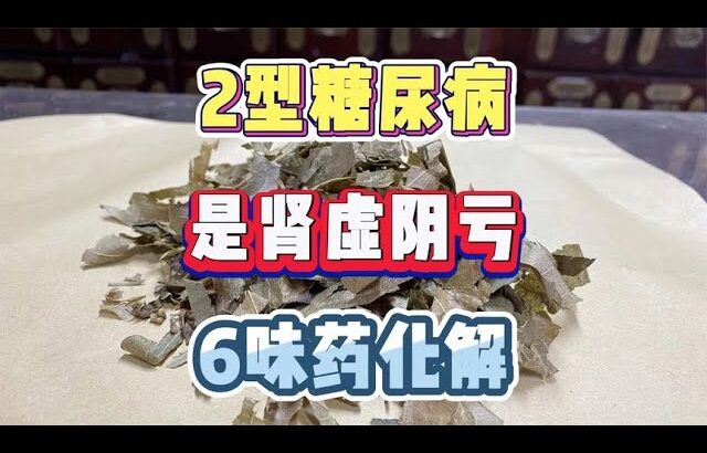 2型糖尿病，是肾虚阴亏，6味药化解