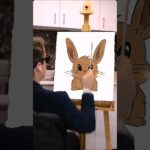 Art NFT Reveal Bunny Painting done in Procreate #shorts