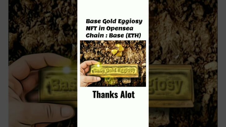 Base Gold Eggiosy NFT in Opensea Base ETH #opensea #nft