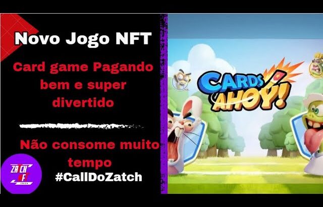 Cards Ahoy: O novo jogo NFT que está pagando bem divertido e que não consome muito tempo.