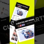 Exploring NFT Website Design | Where Art Meets Blockchain