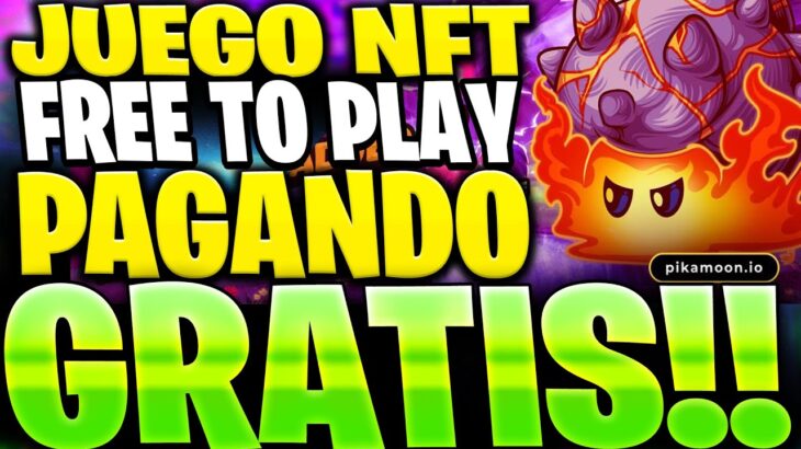 👉GANA DINERO JUGANDO GRATIS!🤑NUEVO JUEGO NFT PAGANDO GRATIS ANDROID – Ios🔥PIKAMOON NFT💸tokens gratis