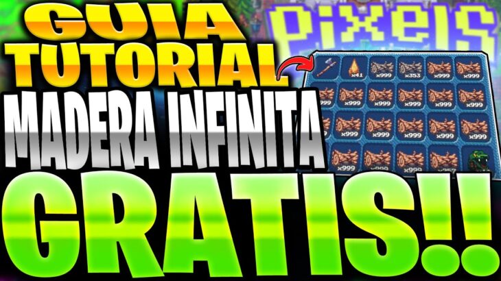 👉GANA MADERA INFINITA!!🤑GUIA TUTORIAL PIXELS 2024🔥Pixels Nft Como Comenzar🔥Juego Nft gratis