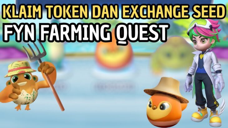 Info Klaim Token FYN dan BUBBLE !! Event Seed Farming Terbaru Game NFT Buddy Arena