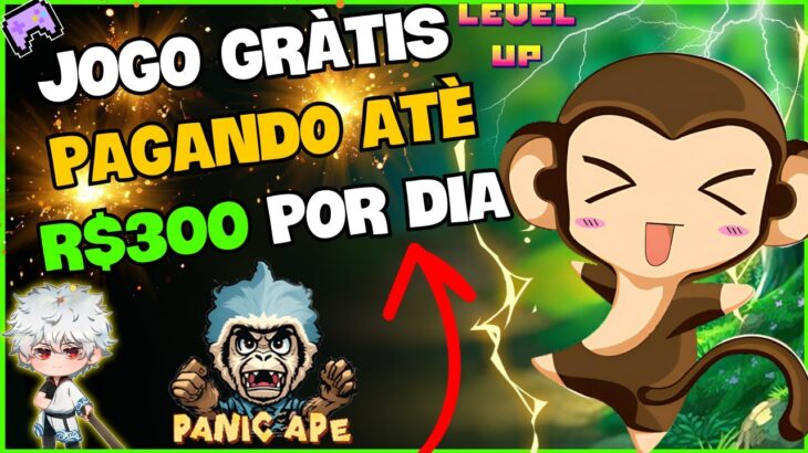 🐒 JOGO NFT GRÁTIS PAGANDO R$300 por DIA – PANIC APE – JUEGO NFT  BAIXO INVESTIMENTO – FREE TO PLAY