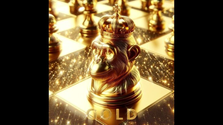 King Golden Ape Chess Master #cro #lion #crofam #nft #cronos #newmusic