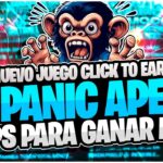 💥 PANIC APE 💥 Nuevo Juego NFT CLICK TO EARN 2024 | Como Ganar DINERO con PANIC APE | PLAY TO EARN ✅