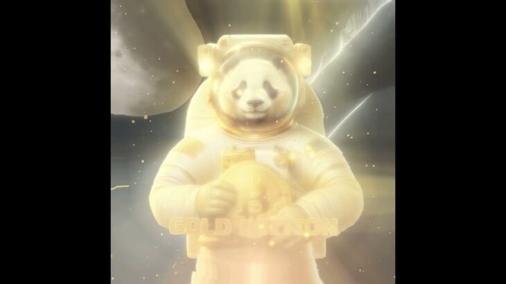 Panda Astronaut Crypto Gold Edition #cro #nft #crofam #bitcoin #cronos #monkey