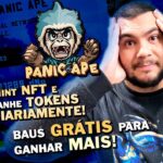 PanicApe – Mint seu NFT com BNB e ganhe tokens diariamente além de baus gratuitos para melhorar APY