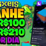 Pixels NFT – Tutorial – Como Ganhar de 100 a 210 Reais Por DIA