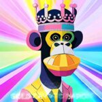 Psychedelic Ape King GOLD CRYPTO BARON #cro #nft #crofam