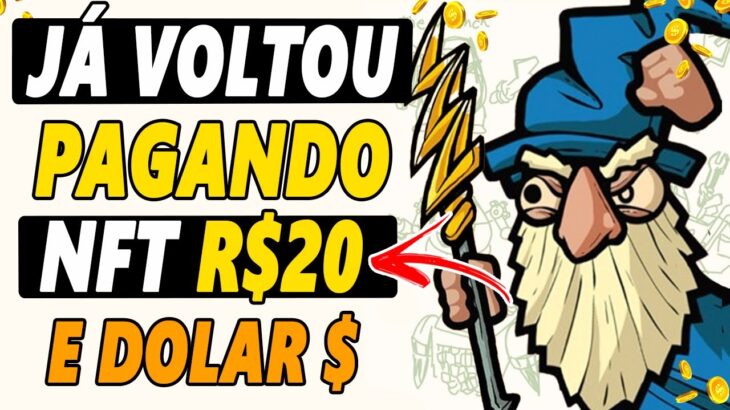 VOLTOU E PAGA HOJE NFT R$20 E DOLAR! Como GANHAR jogando WIZARRE GRÁTIS (FREE TO PLAY)