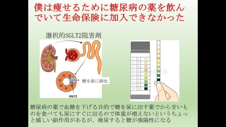 糖尿病の薬をやせ薬として使う副作用。