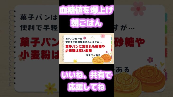 糖尿病の人は注意して‼️血糖値を上げる朝ご飯食べていませんか？