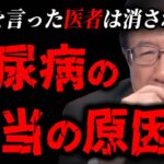 【武田邦彦】糖尿病の本当の原因をついに突き止めた！ ※医者や栄養士がコレを言ったら病院をクビになるそうです※