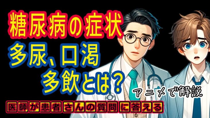 糖尿病の症状、多尿、口渇、多飲とは?医師がわかりやすく解説_相模原内科