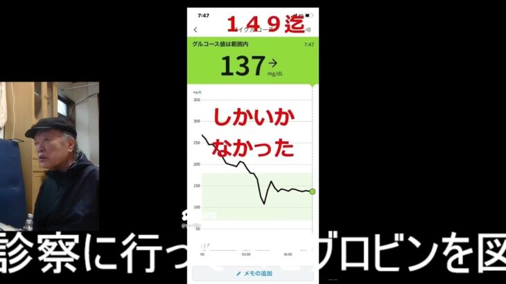 糖尿病の方必見。ヘモグロビンＡ１Ｃが１０.２だったのが1ｹ月で８.６迄下がった。２ｹ月目の診察で７を切らないか楽しみです。