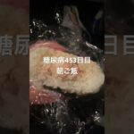 爆弾おにぎり2個食べる糖尿病453日目朝ご飯　#糖尿病の品格 #糖尿病 #心筋梗塞 #血糖値 #vlog #糖質制限 #日常 #おにぎり　#お弁当　#糖尿 #糖質　糖質制限　血糖値スパイク