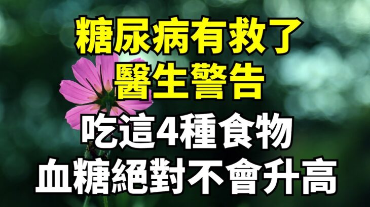 糖尿病有救了!醫生警告只要愛吃這4種食物,血糖到99歲都不會升高!【每日國學】#養老#晚年幸福#深夜#讀書 #養生#為人處世#哲理#中老年心語#晚年哲理