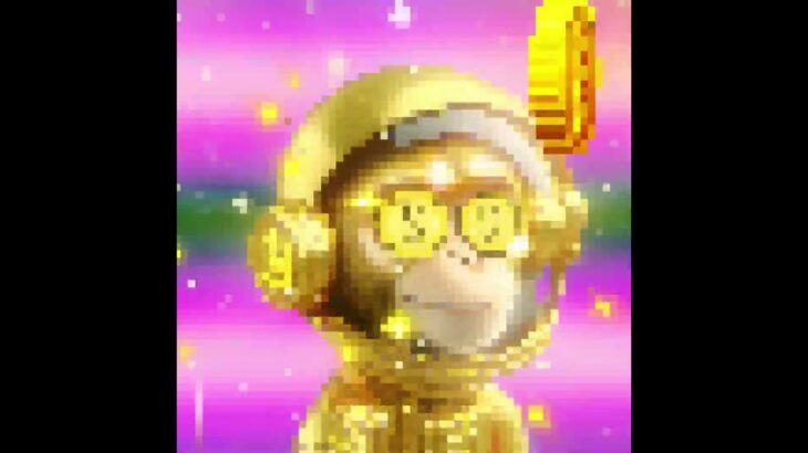 Ape Crypto Gold Pixel #25 #cro #angel #crofam #aiart #cronos #nft #animation #cryptocomnft