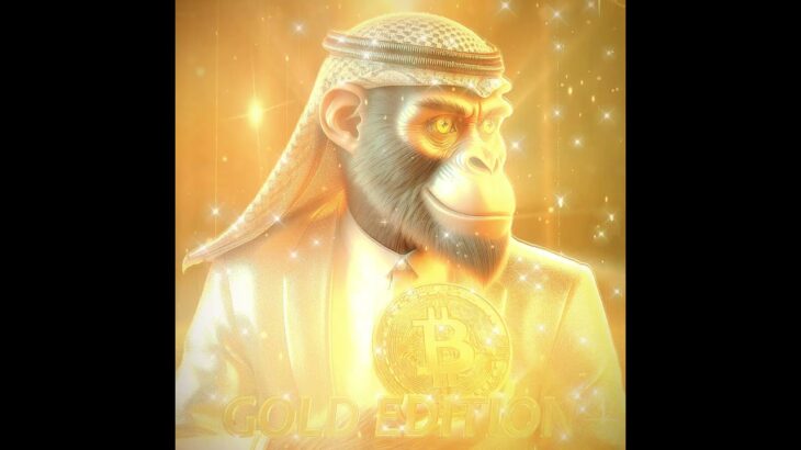 Arabian Millionaire Ape Gold Edition #crofam #nft #cro #art #digitalart #cronos