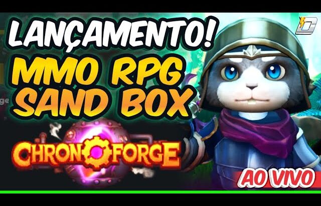 CHRONO FORGE NFT GRATIS – MMO RPG TESTE PUBLICO AO VIVO