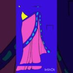 Cute Saree #Drawing #gulabisadi #nft  #cute #shorts #short #digitalart #viral #trending #ytshorts