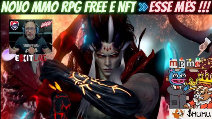 ESSE MÊS LANÇA NOVO MMO RPG FREE E PLAY TO EARN NFT E MEMECOIN MUMU ESTOURANDO NO MERCADO