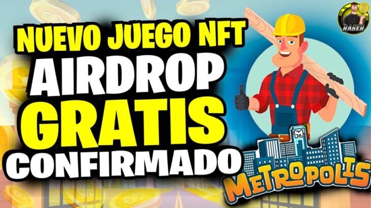 🚀 GANA HASTA 13$ AL DÍA CON ESTE NUEVO JUEGO NFT 💥 AIRDROP GRATIS 💥 CLICK TO EARN 🚀 METROPOLIS