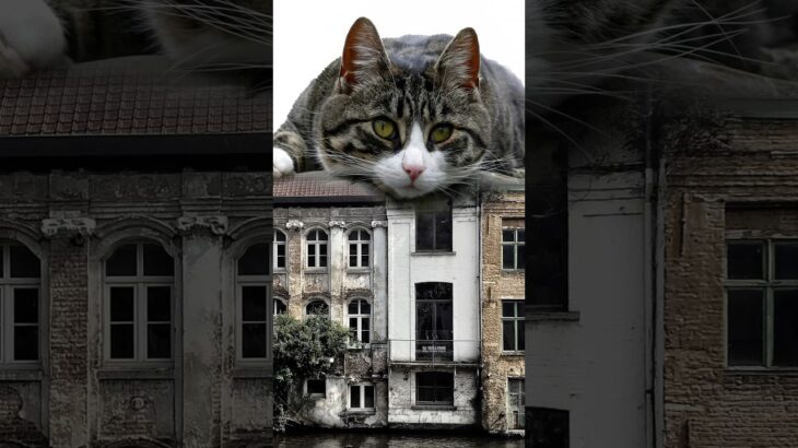 Hansruedi Ramsauer – Catzilla #art #cat #godzilla #nft #switzerland #photoshop #design #homedecor