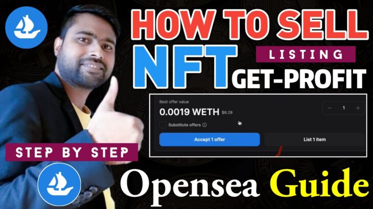 🤑 How To Buy-Sell NFT On Opensea Full Guide In 7 Minutes | NFT Selling Process ✅