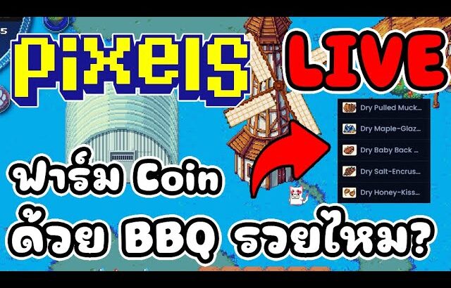 [ LIVE ] Pixel (NFT) ปล่อยเช่าเตา BBQ EP.149