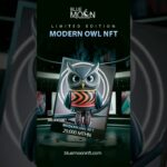 Limited Edition-Modern Owl NFT 29,000 MTHN #bluemoonnft #nft #nftcollectibles