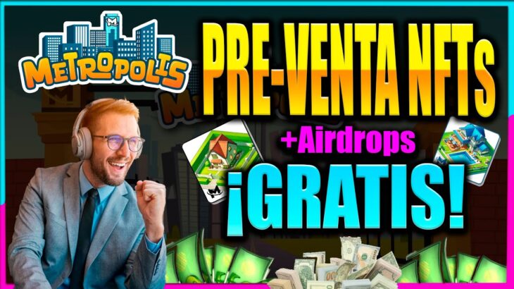 🏠Mejor juego NFT de 2024 | Lanza su Pre-Venta y Airdrop 🤑 #metropolis #juegosnft #airdrop