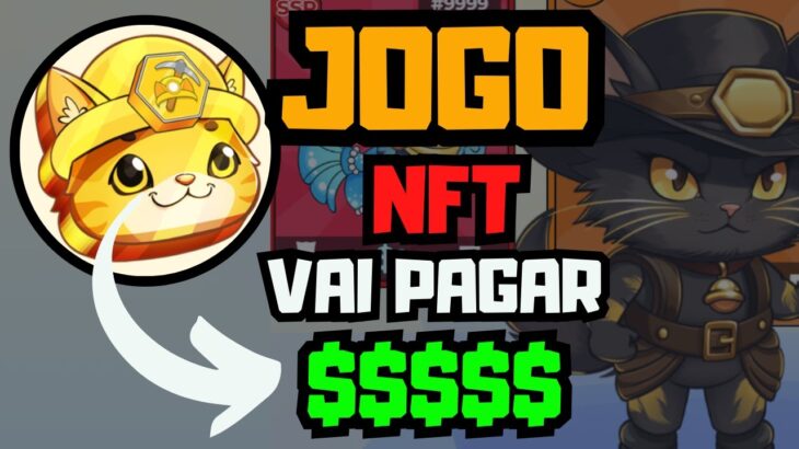 NOVO JOGO NFT CAT GOLD MINER VAI PAGAR BEM EM SEU PLA TO AIRDROP – GANHE DINHEIRO NESSE JOGUINHO