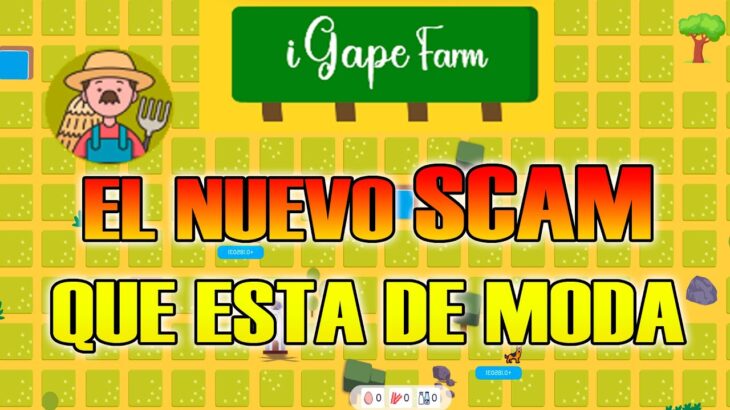 NUEVO SCAM QUE ESTA DE MODA ESTA SEMANA | I GAPE FARM NFT GAME