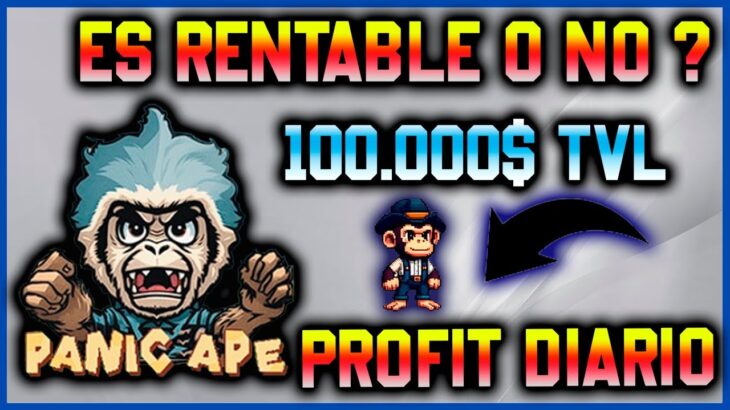 PANIC APEX 👉1 CLICK al DIA!💥ES RENTABLE!!?🤑NUEVO JUEGO NFT 💥USDT GRATIS 2024💥Panic Ape Nft