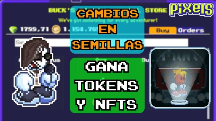 SE VIENEN GRANDES CAMBIOS A LAS SEMILLAS EN PIXELS + SORTEOS NFT Y TOKENS APEIRON @pixels_es