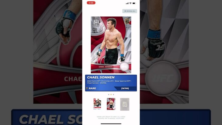 UFC Chronicles NFT Pack Opening @panini #NFT #ufc #packopening #ufcchronicles #ufc2022