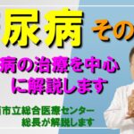 【糖尿病その２】メタボによりインスリンの効きが悪くなって血糖が上がる２型糖尿病は、一般的に見る糖尿病で、１０００万人以上の患者がいます。今回は治療を中心に解説しています。