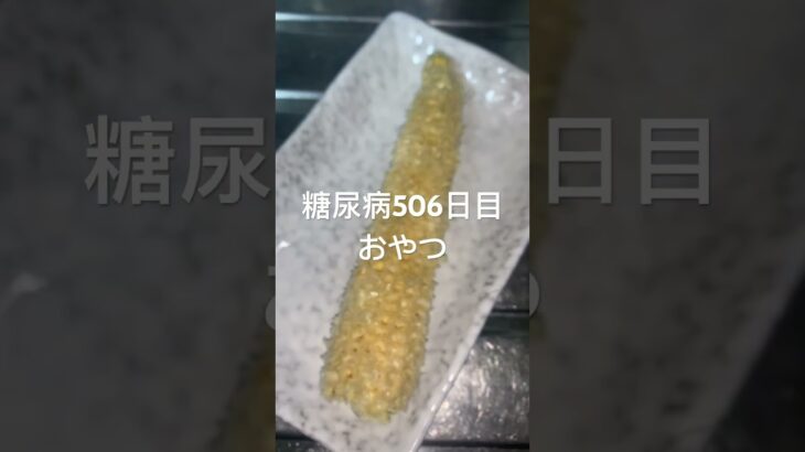 トウモロコシ食べる糖尿病506日目おやつ　#糖尿病 #糖質制限 #糖尿病の品格 #肥満 #レシピ #食事 #内科 #食事 #毎日投稿 #vlog #料理 #日常 #血糖値 #血糖値 #血糖 #肥満