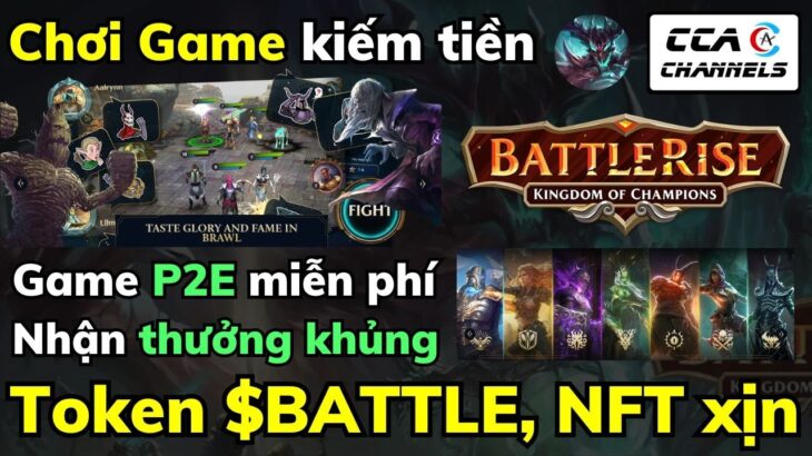 BattleRaise – Chơi game kiếm tiền free | Nhận token $BATTLE + NFT xịn