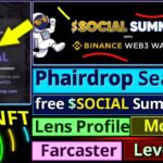 Binance Web3 Phaver Airdrop || How to Claim free SOCIAL Summer NFT and join Phairdrop Season 1
